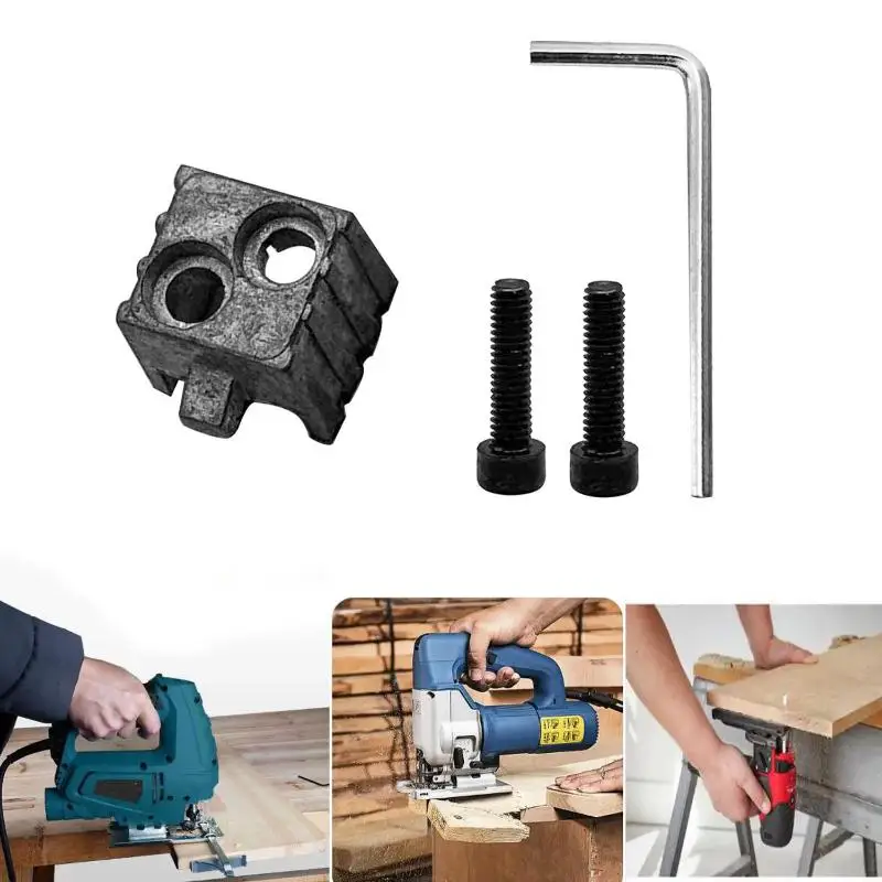 Heavy Duty Cast Iron Jig Saw Lock Clamp Set With Screws And Hex Wrench For Hitachi 55 Jig Saw Repair Replacement