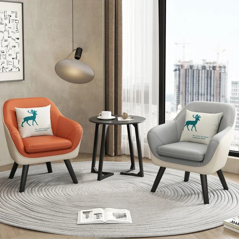 

Modern simple lazy sofa small apartment single bedroom office light luxury balcony leisure chair hotel apartment Zhang