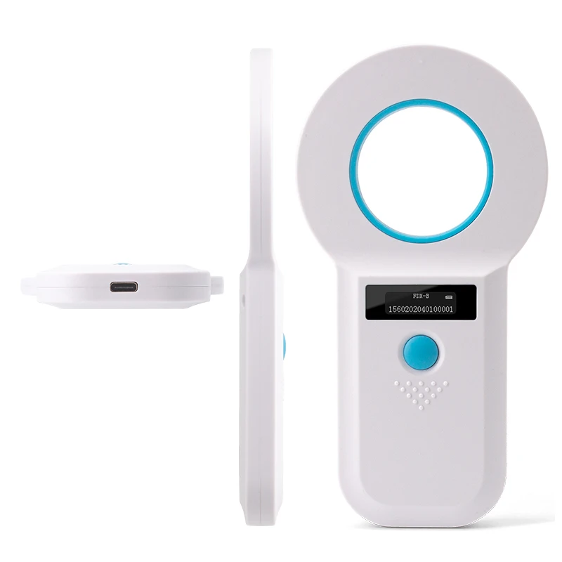 Scanner per chip per cani da compagnia 134.2Khz Em4305 Lettore di carte con chip per animali RFID 125kHz Bluetooth/USB/wireless Certificato 2.4G auricolare portatile