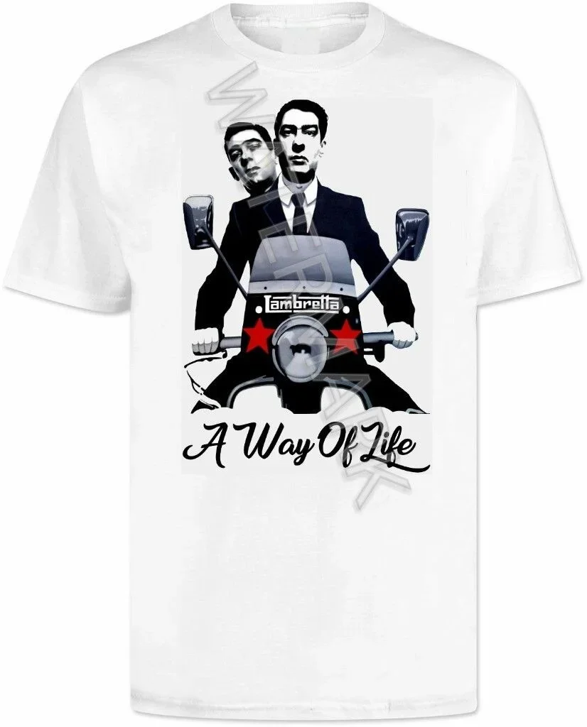 Men T Shirt The Krays Quadrophenia Football Casuals Mod Vesppaa Lambretta Crew Neck Tees Tops S-4XL women