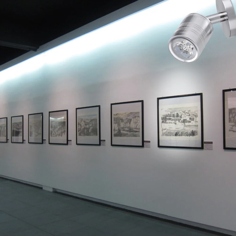 

LED Track Lighting Fixtures Warm Light Low Power Consumption Eco Friendly Round Design Indoor Use