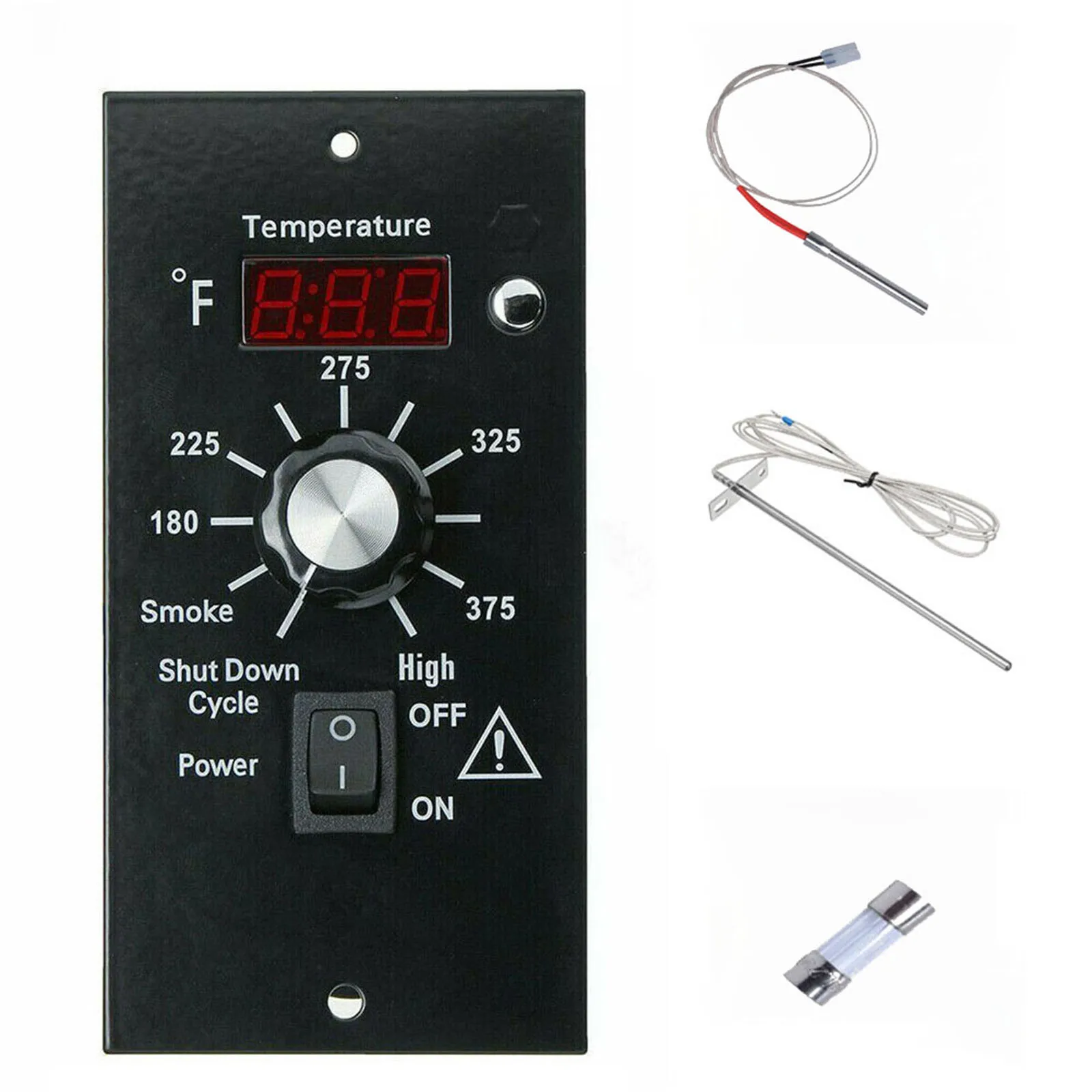 

Thermostat Control Panel Kit for Traeger Pellet Grills BAC236 with easy to read display and auto shut down cycle function