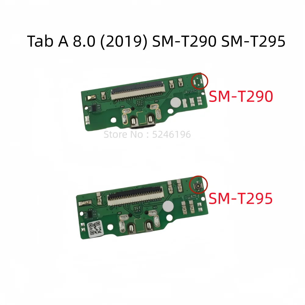 1 unidad de puerto de carga USB nuevo, conector de base de carga para Samsung Galaxy Tab A 8.0" 2019 SM-T290 T290 SM-T295 T295, pieza de repuesto
