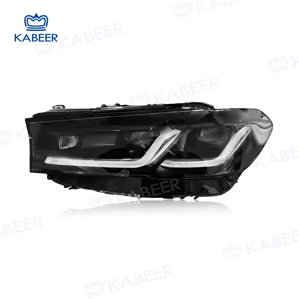 Modified Car Headlights Upgrade Full Light Emitting Diode Car Lights Suitable for BMW 5 Series G30 G38 F80 F90 Black Style