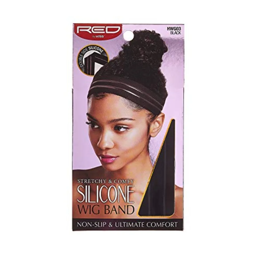 Red by Wig Band Non-Slip and Ultimate Comfort Silicone