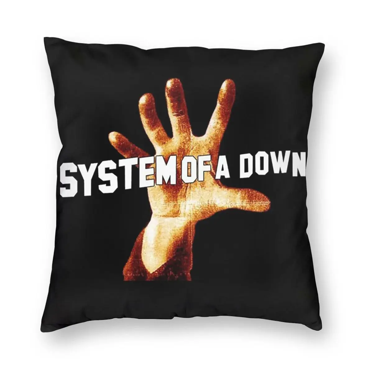 System Of A Down Band Square Pillowcase Pillow Cover Cushion Decor Comfort Throw Pillow for Home Bedroom