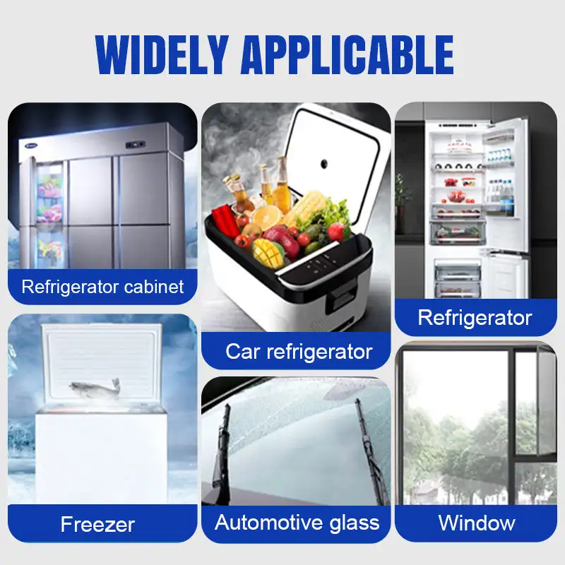 Refrigerator Cleaner Spray Ice Layer Remover Frost Prevention Cooling Enhancement Improve Food Freshing Fridge Defrosting Agent