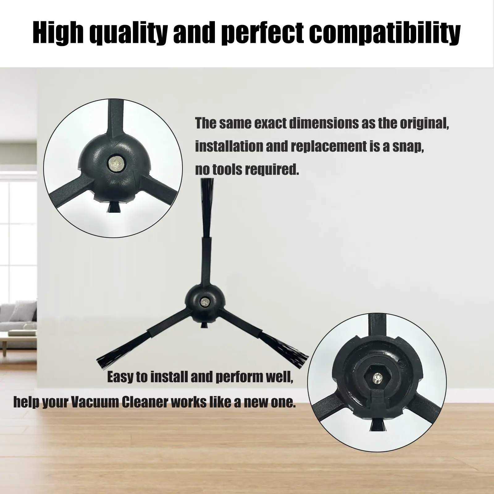 استبدال فرشاة جانبية لـ Roborock S8 S8+ S8 Pro Ultra,Q Revo,Q5 Q7 Q7Max Q8 Max,S7 S7 Max Ultra S7 MaxV S6 S6 Pure S5 S5 Max S #3