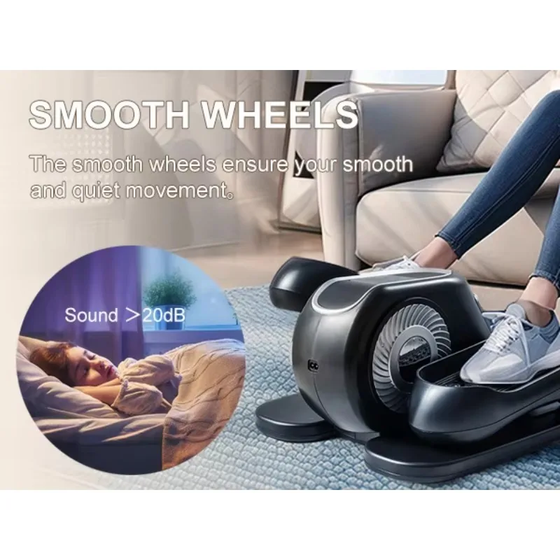 Mini Under Desk Legs Foot Cycle Electric Elliptical Stepper Machine Cross Trainer Pedal Exerciser Bike for Elderly 2026 view 4