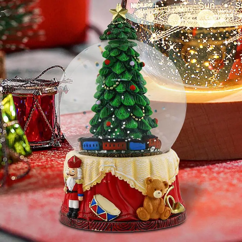 Christmas Snow Globe Swirling Glitter Snow Christmas Tree Unique Swirling Glitter Snow Globe For Home Decoration