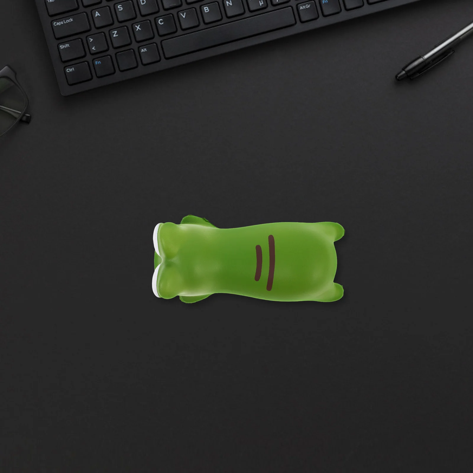 

Frog Mouse Pad Wrist Support Pu Resin Material Non-Slip Base For Keyboard Mouse Computer Office Home Use