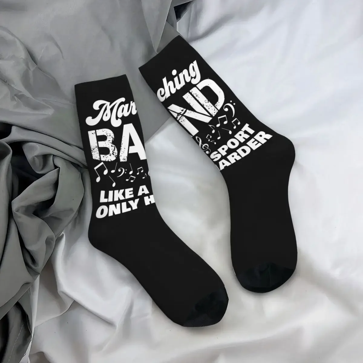 Funny Marching Band Apparel Socks Harajuku High Quality Stockings All Season Long Socks Accessories for Man's Woman's Gifts