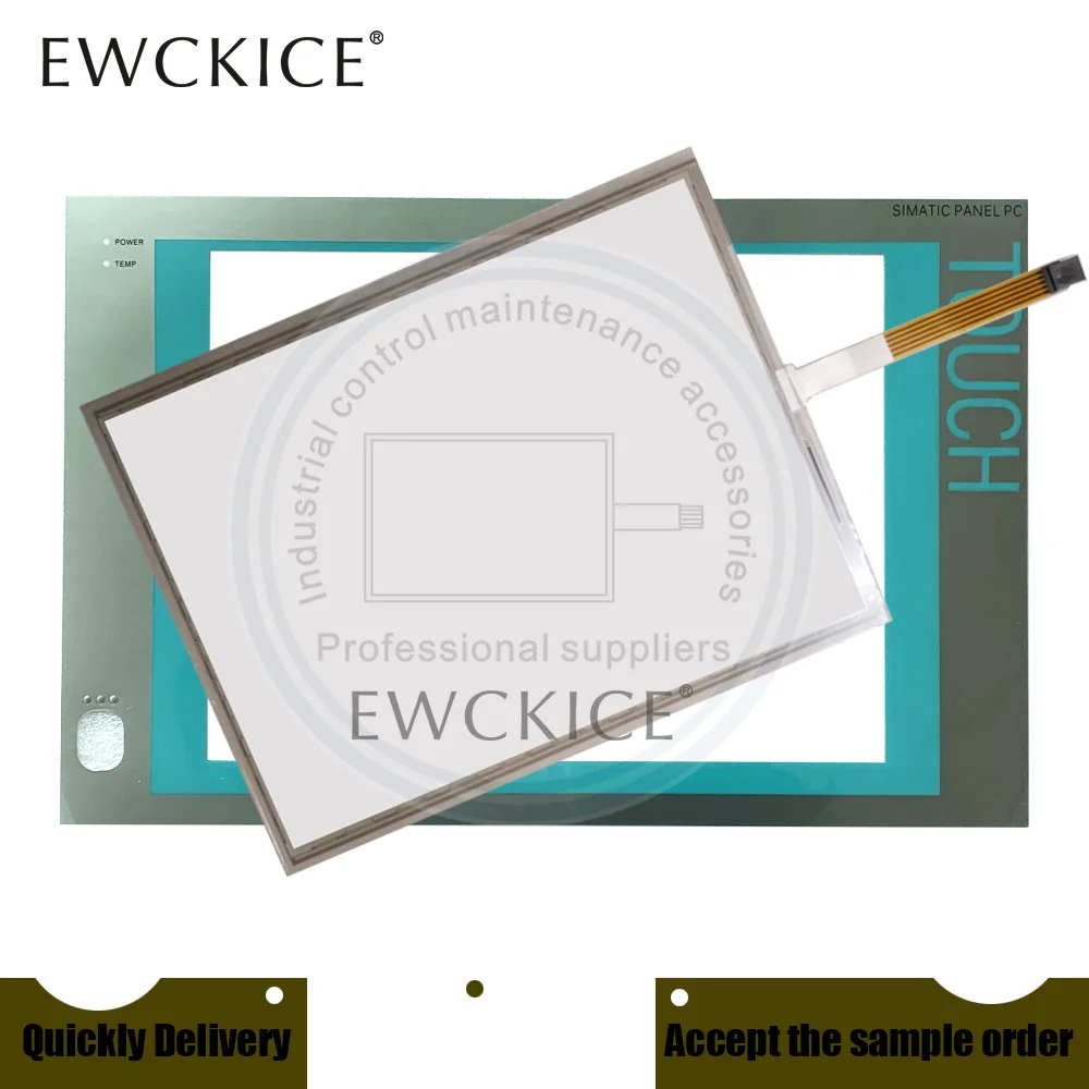 NEW IPC577C 15Inch HMI 6AV7885-0AA10-1AA2 6AV7885-2AE22-0AA4 PLC Touch Screen AND Front Label Touchscreen Panel