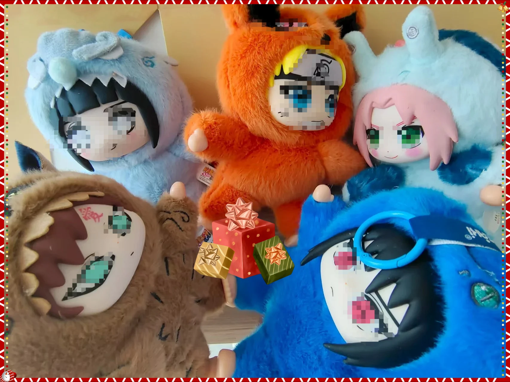 

-*-Плюшевая фигурка, глухая коробка, мягкая игрушка, оригинальная коллекция Party Series, подарочный орнамент