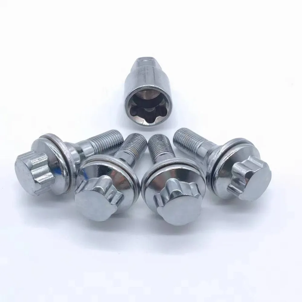 4+1 Wheel Anti-Removal Bolts Screws for Peugeot M12x1.25