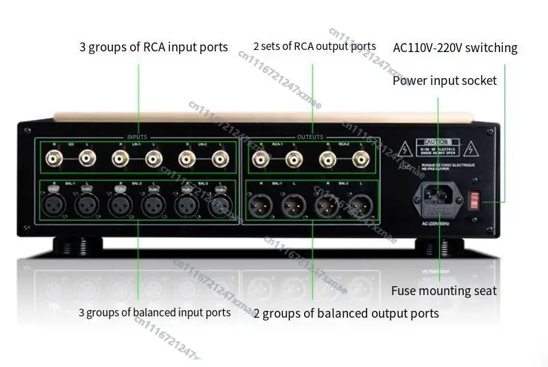 Fully Balanced Reference Accuphase 2.0 HiFi Home Audio Preamp Bass Treble，C-2860 Plus Pure Class A Preamplifier