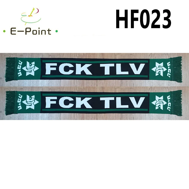 145*18 cm Size FCK TLV Retro MHFC Scarf for Fans Double-faced Knitted HF023