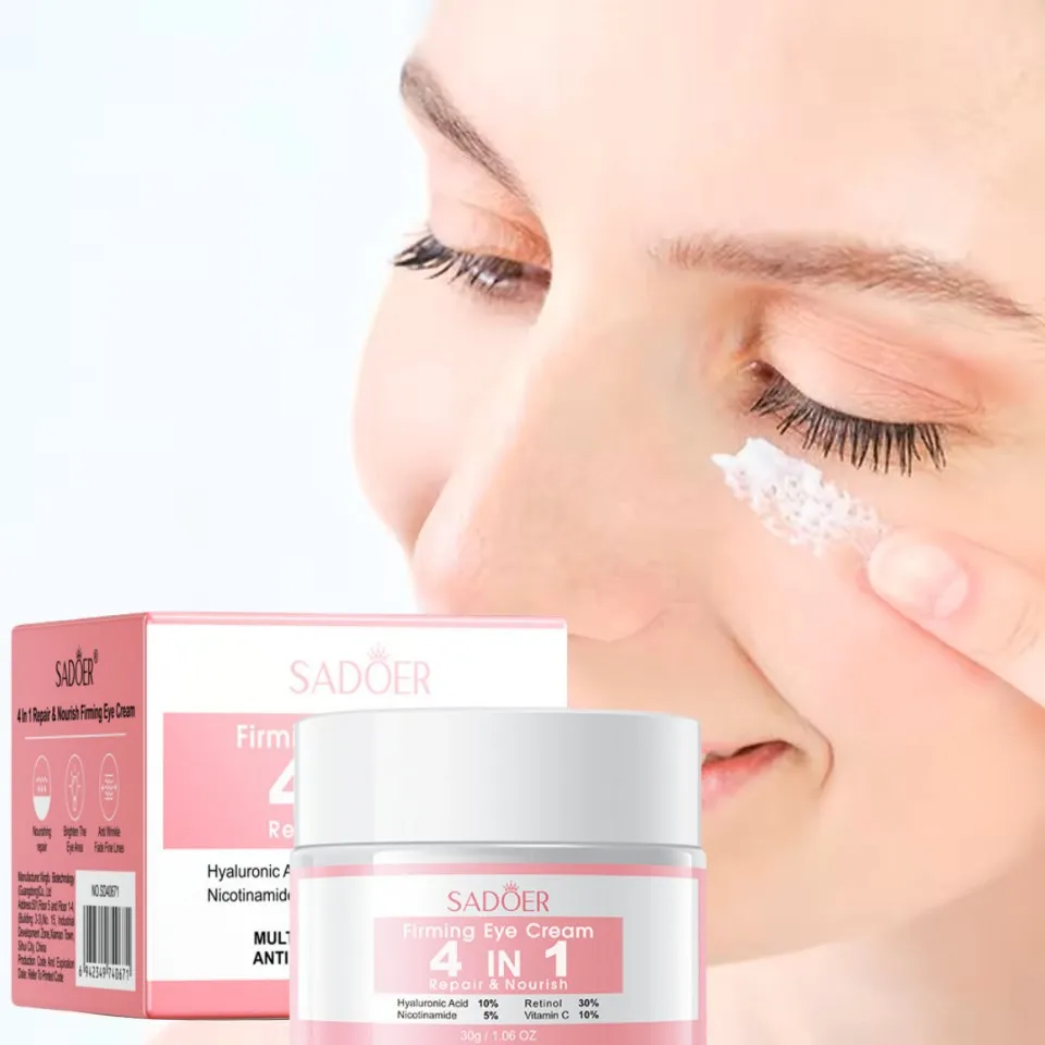 

4-in-1 Repair Firming Eye Cream Retinol Anti-wrinkle Puffing Remove Dark Circle Eye Bag Niacinamide Moisturize Brighten Eye Care