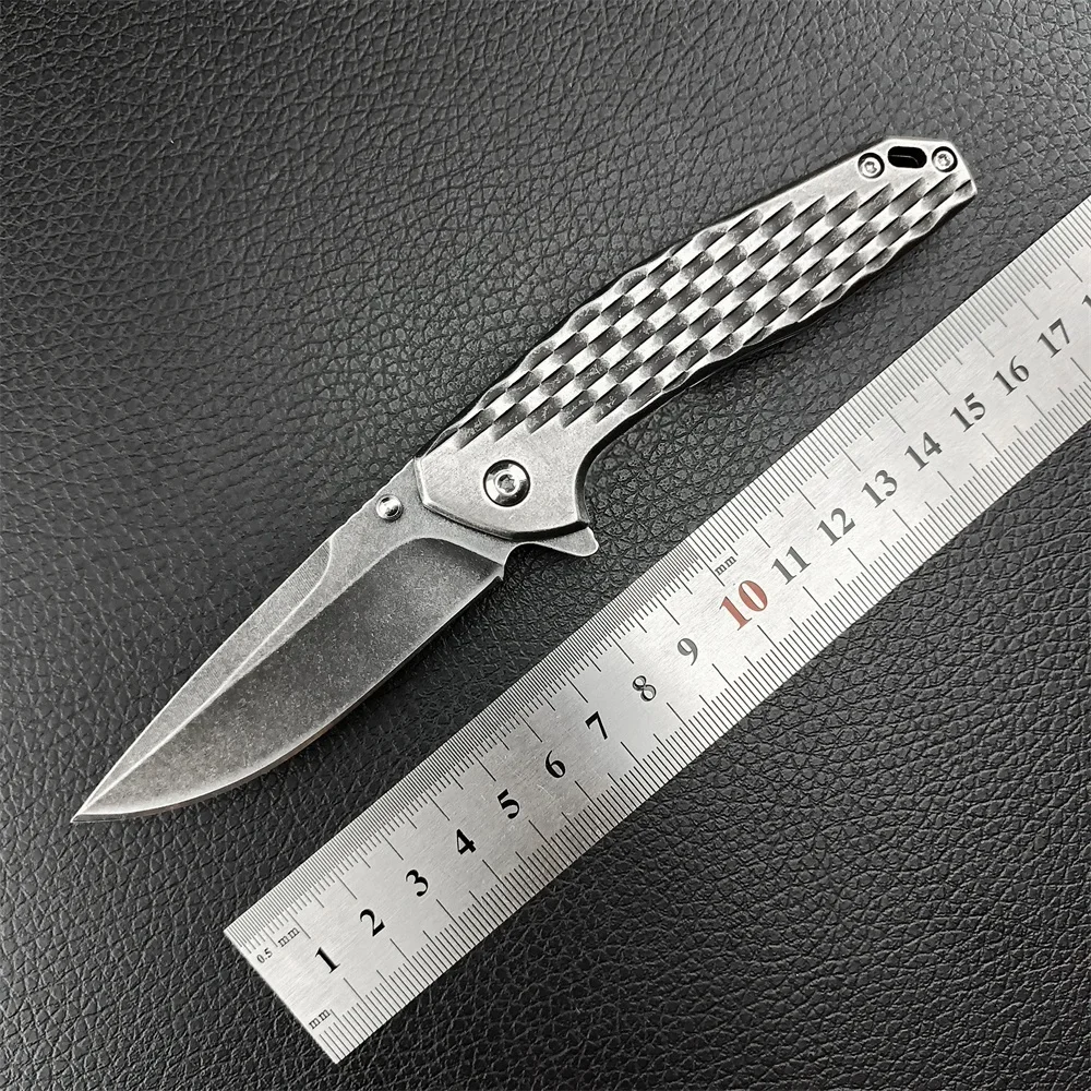 2024 New Outdoor Hunting 1353 Pocket Folding Knife 8Cr13Mov Blade 420 Steel Handle Camping Tactical Knives Survival EDC Tool