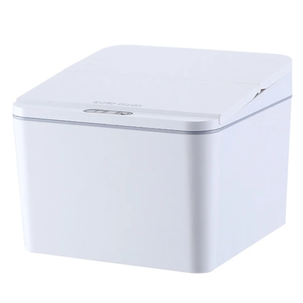 

Умное мусорное ведро с датчиком 4 л, с крышкой, для дома и офиса, портативное, автоматическое, на батарейках/перезаряжаемое