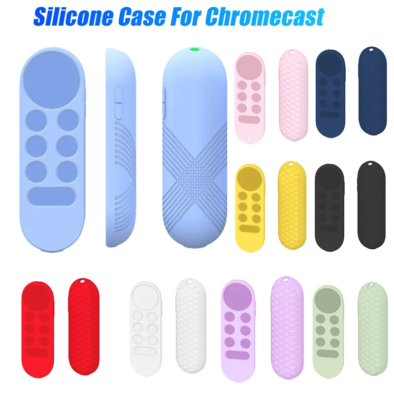 Soft Silicone Case For Google Chromecast Remote Control Protective Cover Shell For Google TV 2020 Voice Remote Control-A45M view 4
