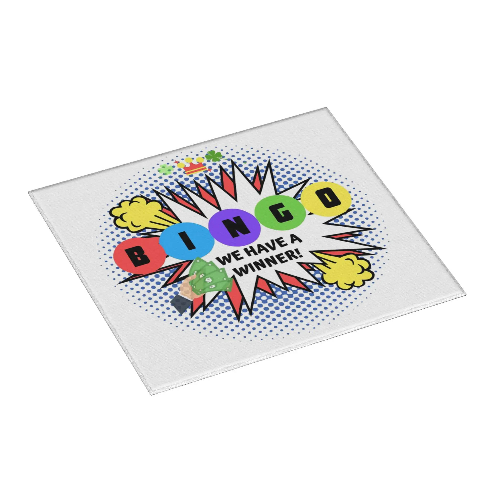 Bingo We Have A Winner Non‑Slip Waterproof Absorbent Barware Tableware Oil Proof Reusable Paper Game Drying Mat For Kitchen