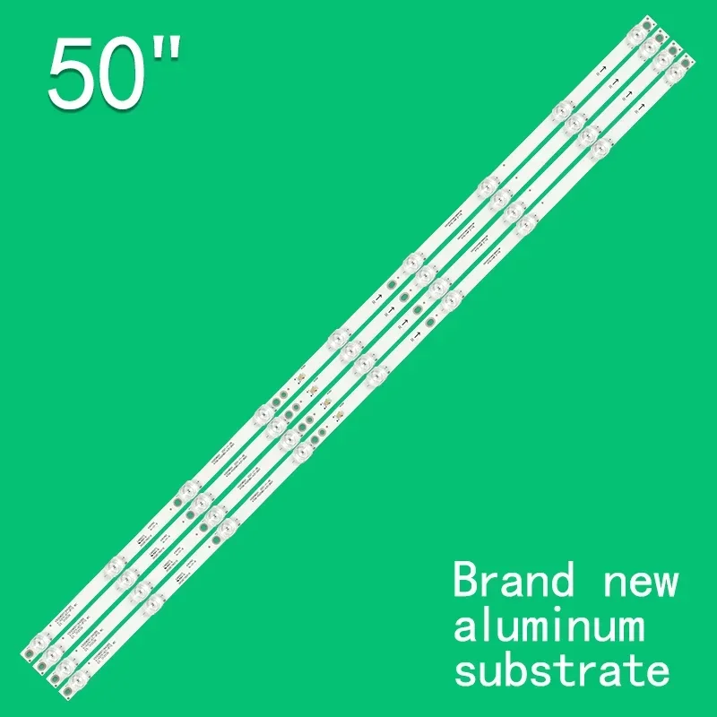 LED Backlight Strip Bar para TV, 9 Lâmpada, Acessórios de TV, 50UK950, 50D1UDVB, K500WD01, K500WDD1, A3, 4708-K500WD-A3113N01, 900mm