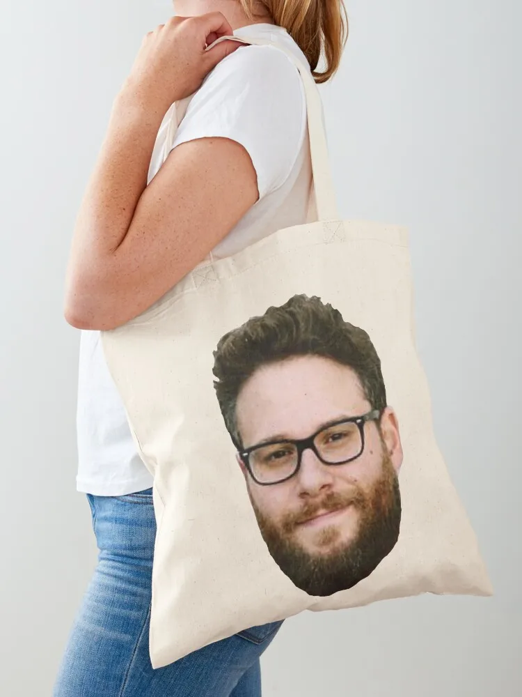 

Seth Rogen heads Tote Bag Big bag Eco bag personalized tote sac pour femme