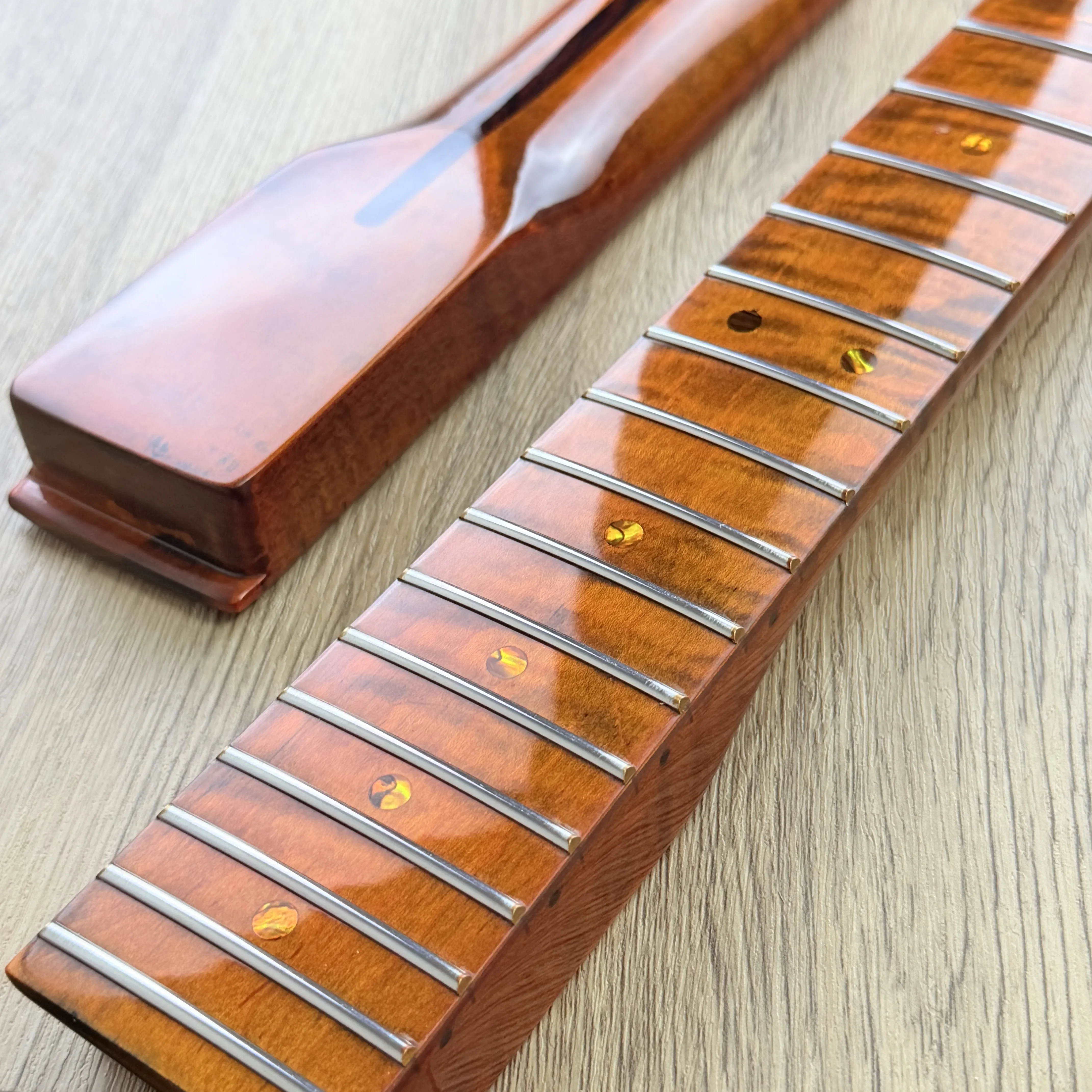 

Left-Handed TL Guitar Neck 22-Fret Hand-Rubbed Color Gloss 25.5'' Scale 9.5'' Radius Replacement Guitar Part