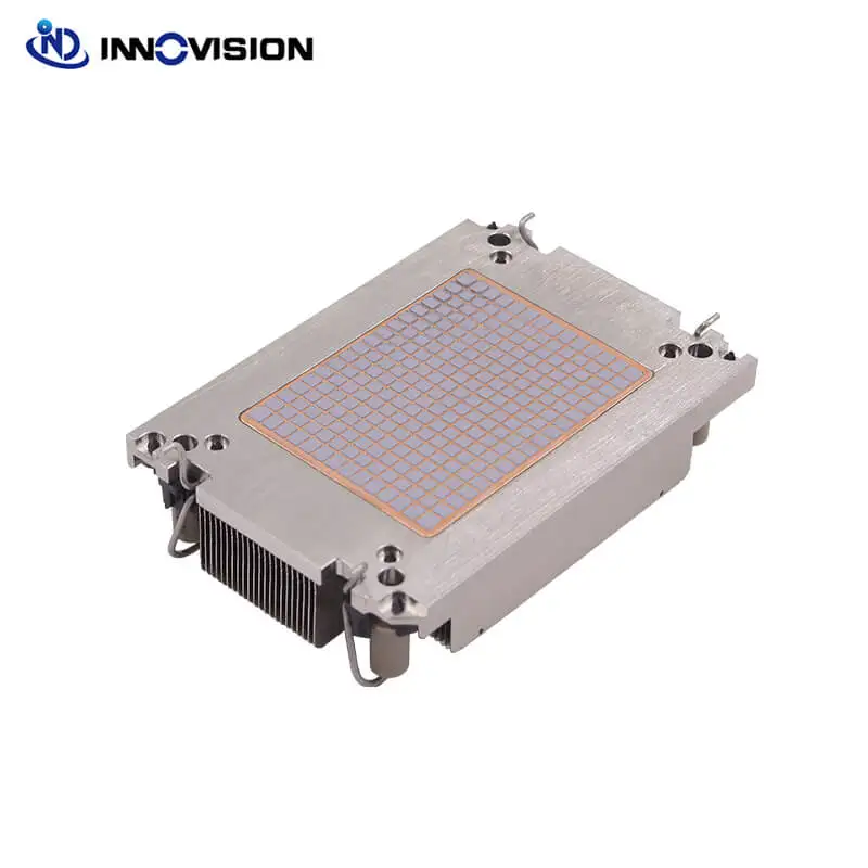 공장 1U 서버 패시브 방열판, LGA4189 소켓 CPU 쿨러, 1U 서버 및 블레이드 서버용 4x 히트파이프 포함