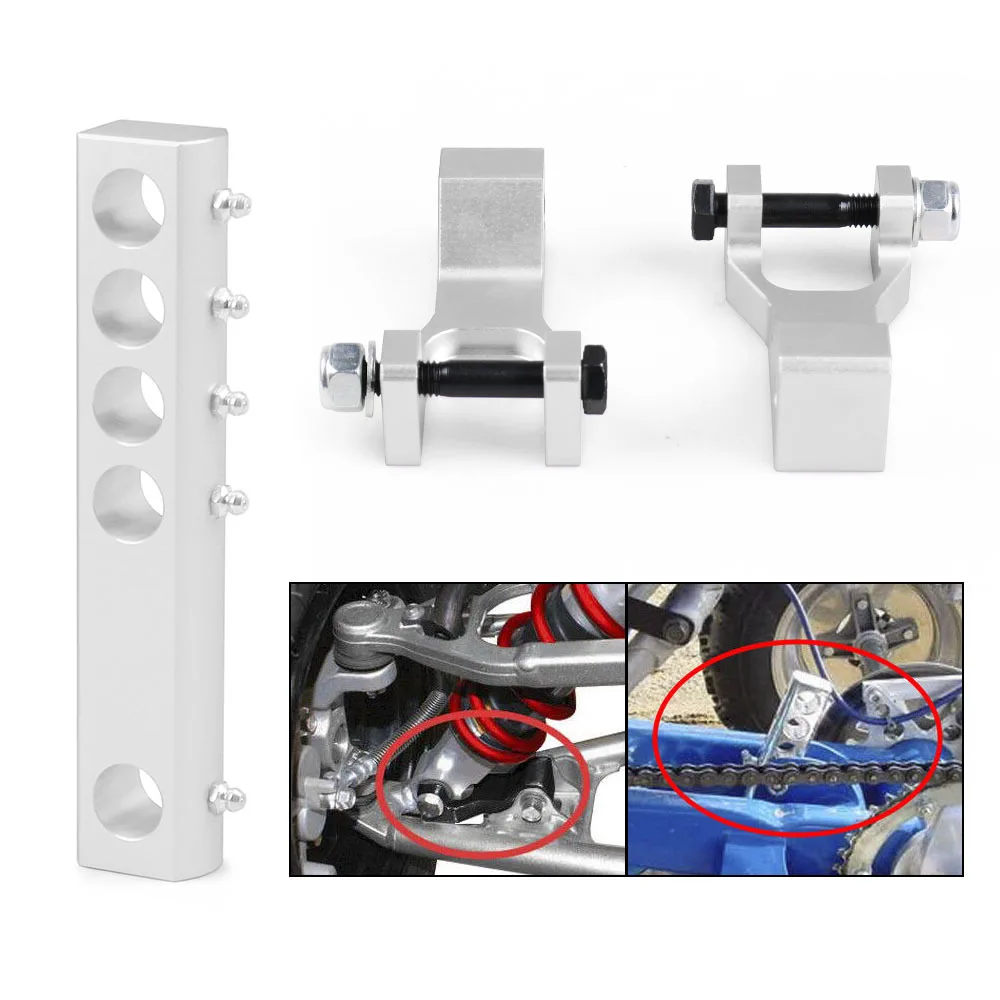 Aluminium Adjustable Rear Lowering Kit For Front Rear ATV For Yamaha Banshee 350 YFZ350 1987-2008 YFM350X Warrior 350 1987-2004