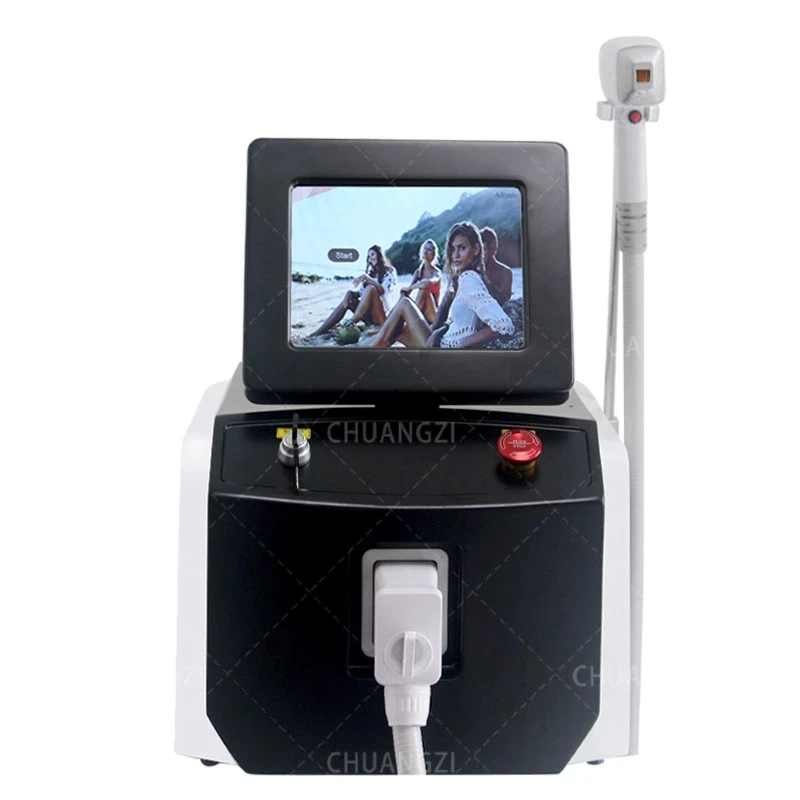 808 Diode Hair Removal machine New Profession Whole body permanent epilation Handle Touch Screen Ice Platinum 755nm 808nm 1064nm
