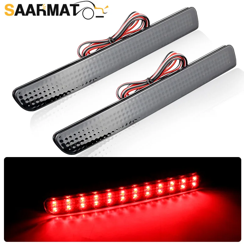 For Land Rover Discovery 3 2004 2005 2006 2007 2008 2009 XFF500020 Right Left Side Rear Bumper Red Reflector Light Lamp Red