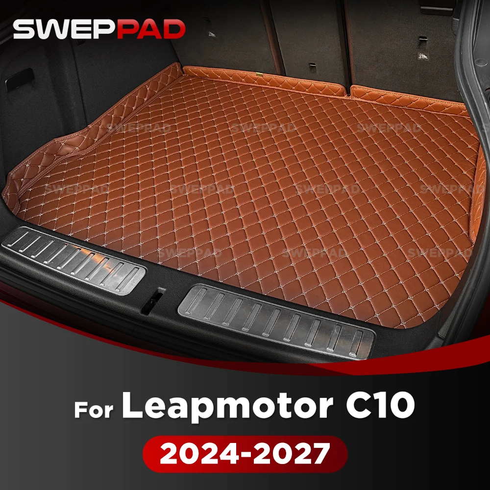 

Для Leapmotor C10 2027 2026 2025 2024 3D коврик в багажник автомобиля, коврик для багажника, аксессуары для интерьера, чехол