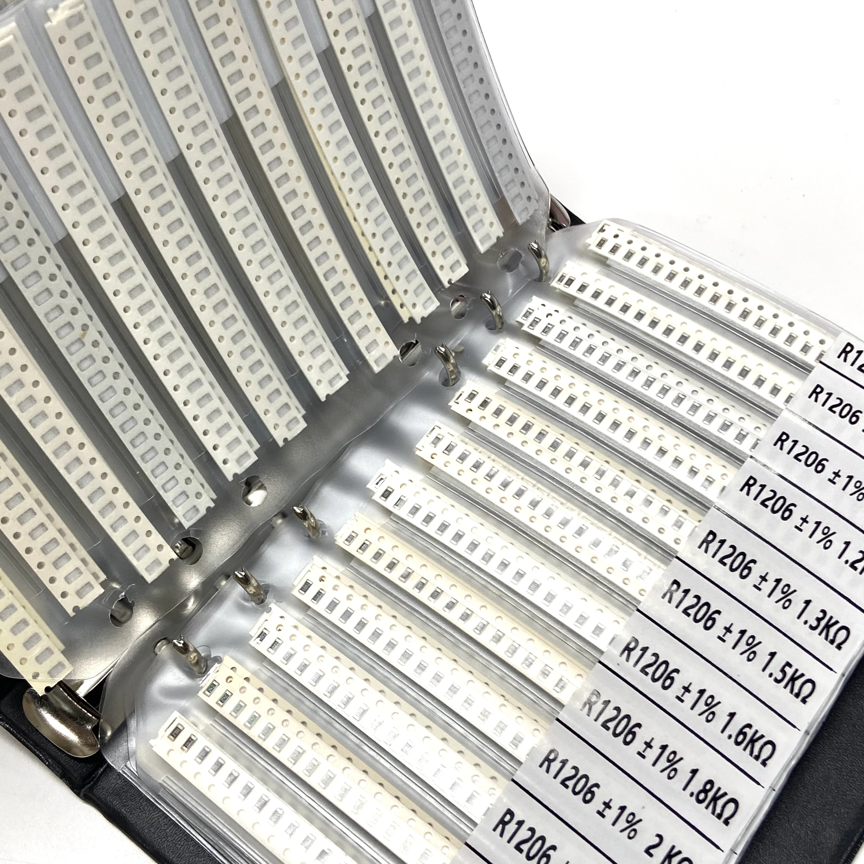 Resistores 1206 1% 170valuex50pcs smd resistores este livro componente 1206 resistores do bloco do resistor livro