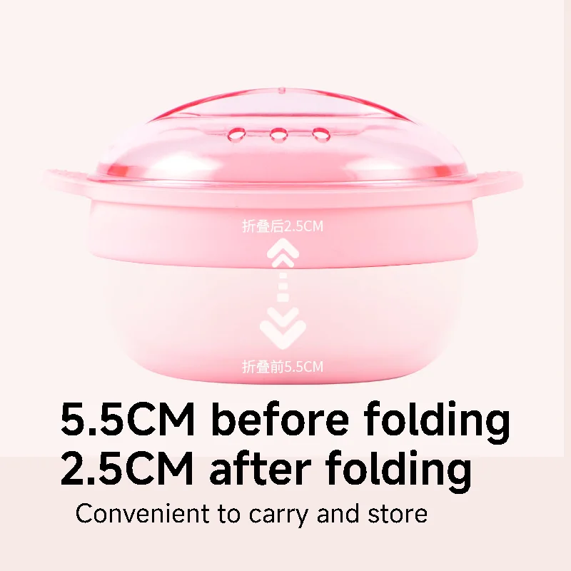 Silicone Depilatory Shaving Wax Heater  Machine for Depilation Professional Home Appliance SPA Paraffin Pot Foldable Wax Heater