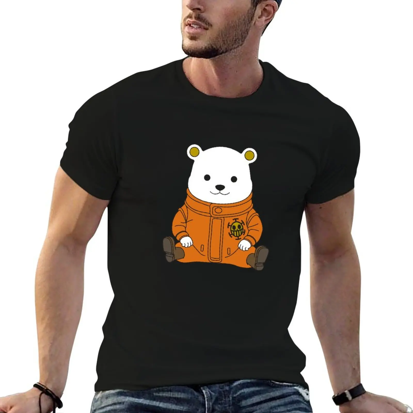 

Happy Bepo T-Shirt men t shirt cotton 100% t shirt man casual T-Shirt