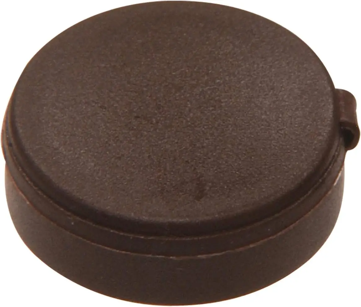 59053 Hinge Screw Cover, 1/4-Inch, Brown, 8-Pack