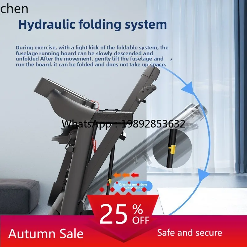 

Treadmill Household Small Indoor Home Gym Special Silent Walking Machine Fitness Equipment