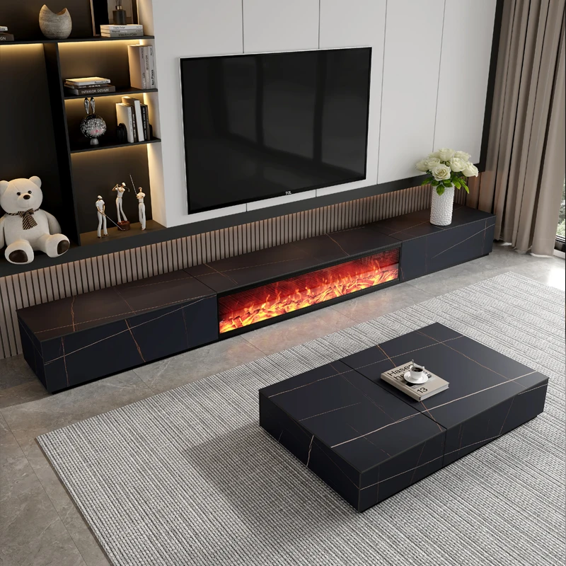 Modern Aesthetic Tv Stand Fireplace Design Living Room Floor Tv Stand Aesthetic Trendy Móveis Para Casa Furniture For Home