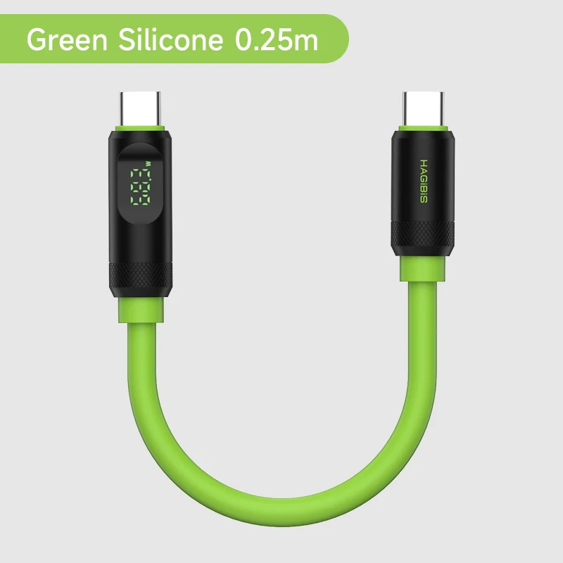 Hagibis Short USB C to USB C Cable PD 240W 40Gbps Fast Charging