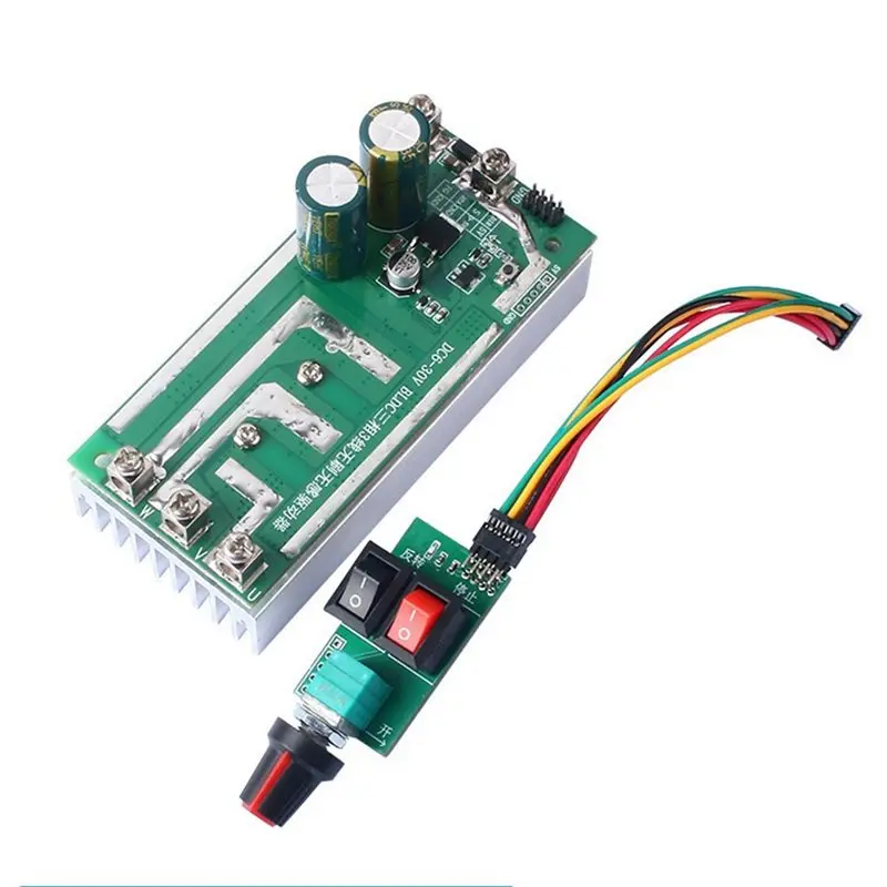 

BLDC 30V 750W DC Motor Controller 12V/24V High-Power Sensorless Driver Board For Brushless DC Motors & DIY Robotics