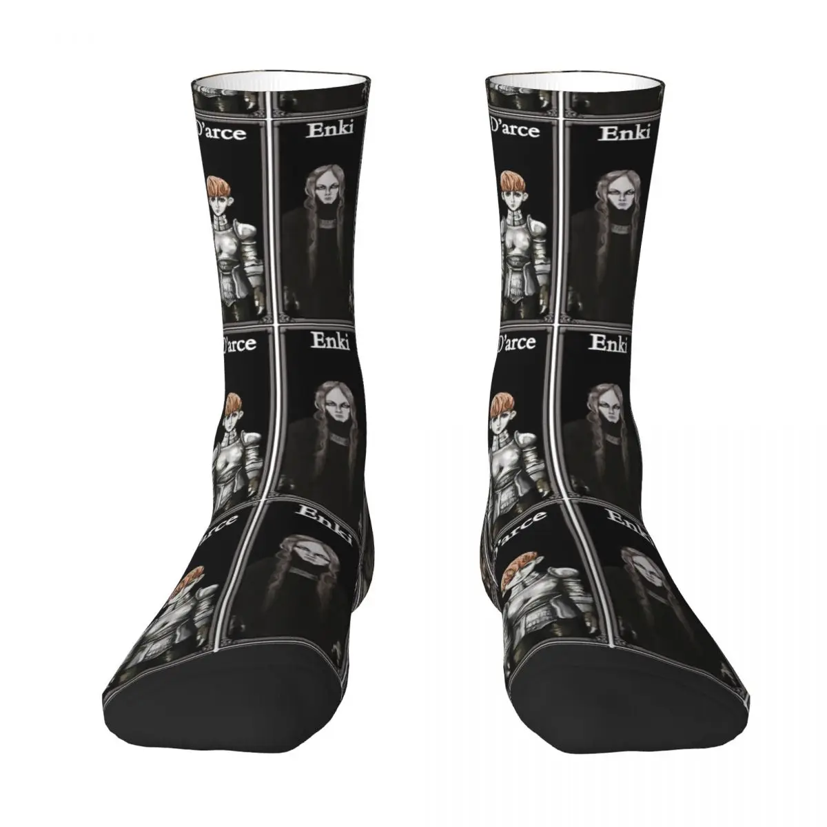 Fear And Hunger Stockings PLAYABLE CHARACTERS Pattern Fashion Socks Autumn Anti Slip Socks Men\'s Skateboard High Quality Socks