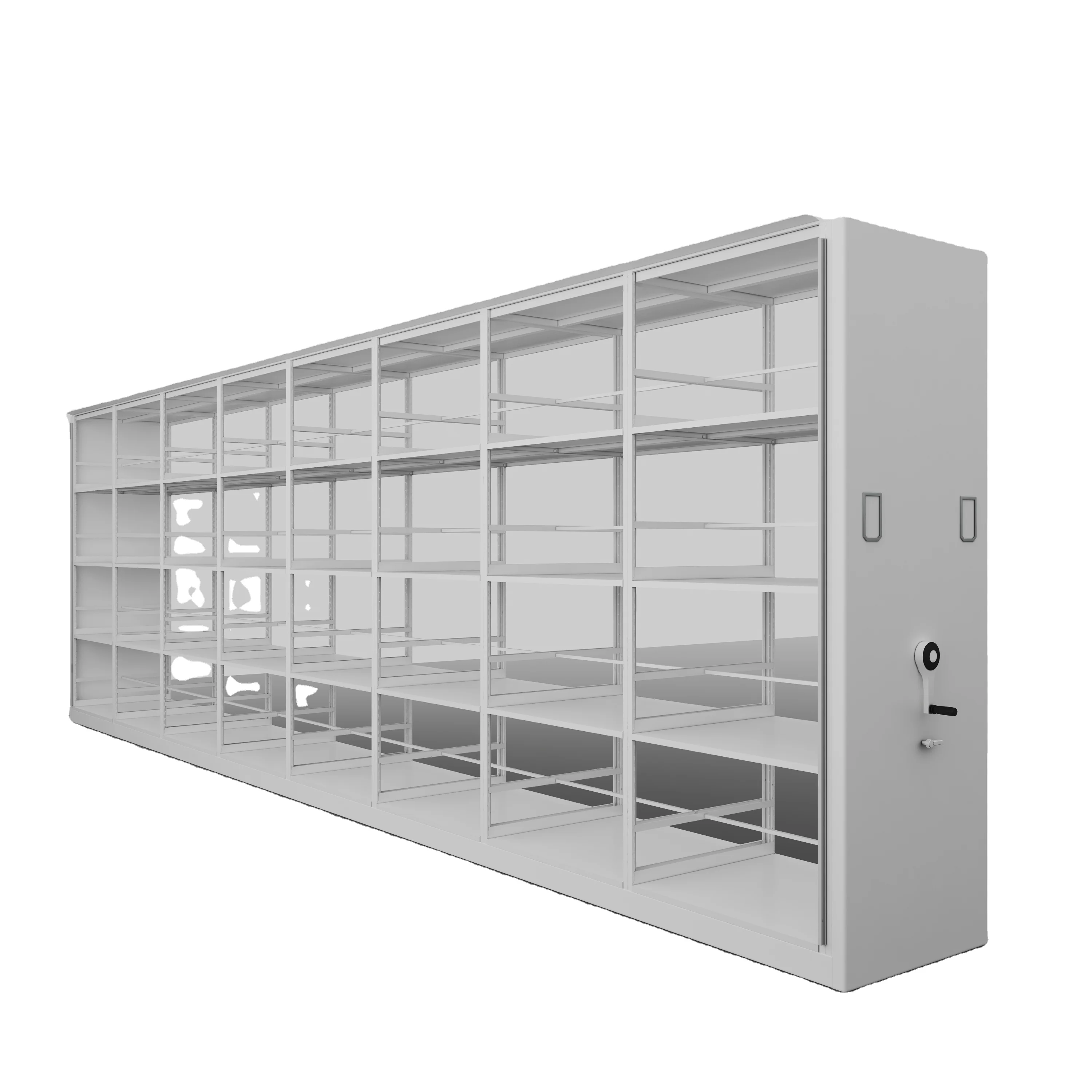 Mobile Compactor Office Use Cabinet Steel Storage Secret Document Mobile Storage Shelving System