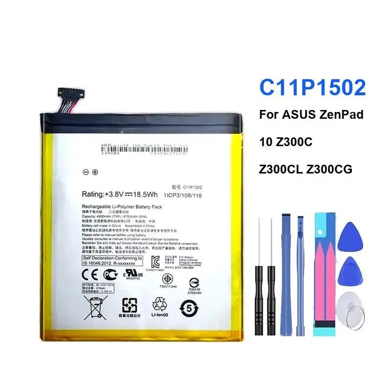 

New C11P1502 High Quality Battery for ASUS ZenPad 10 Z300C Z300CL Z300CG P023 P01T 10.1 Mobile Phone in Stock Fast Delivery