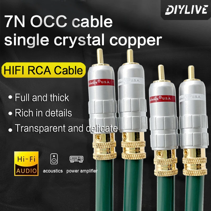 DIYLIVE Hi-Fi Japan Furutech FA-220 OCC Single Crystal Copper Fired Signal Wire Audio Wire Encryption Shielding