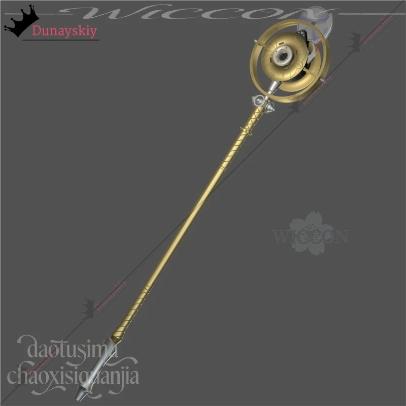 YiNuo*/Game Zenless Zone Zero Cosplay Astra Yao Kawaii Idol Fake Microphone 3D Polylactic Acid Props Magical Staff - view 5