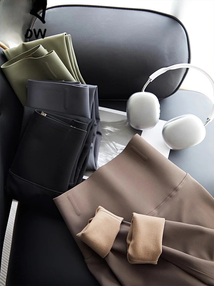  Person a ark Pants High Waist Yoga Pants Tightening Leg Fat Four Thines Available Long Pants Nylon Spandex