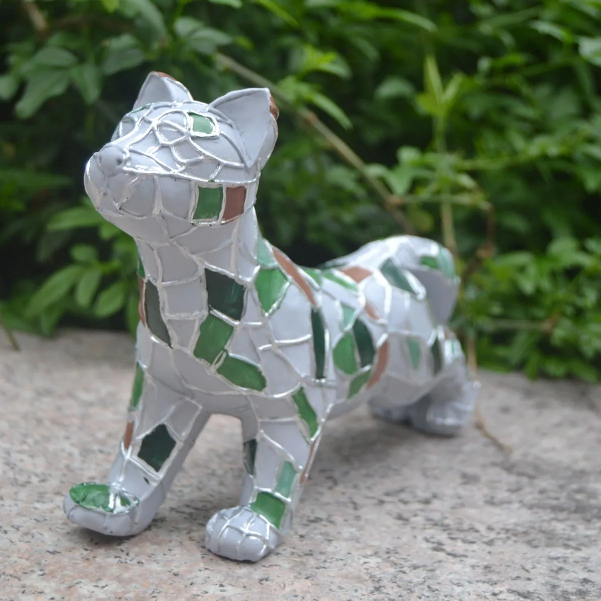

‌Stained Glass Cat Lamp‌ - Handmade Tiffany-Style Leopard Climbing Figure