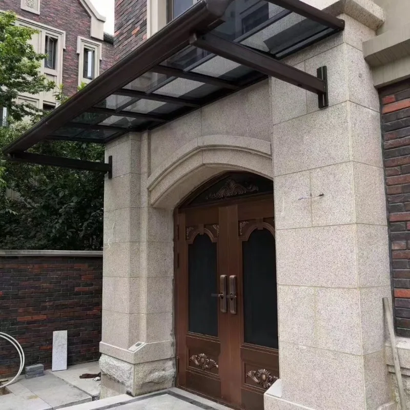Elastic Sheet Aluminum Alloy Canopy Terrace Balcony Roof Sunshade Outdoor Villa Courtyard Rainproof Family